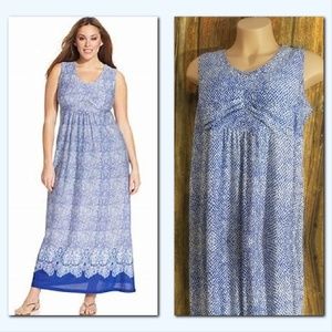 ELEMENTZ WOMEN'S PLUS SIZE 2X MAXI DRESS